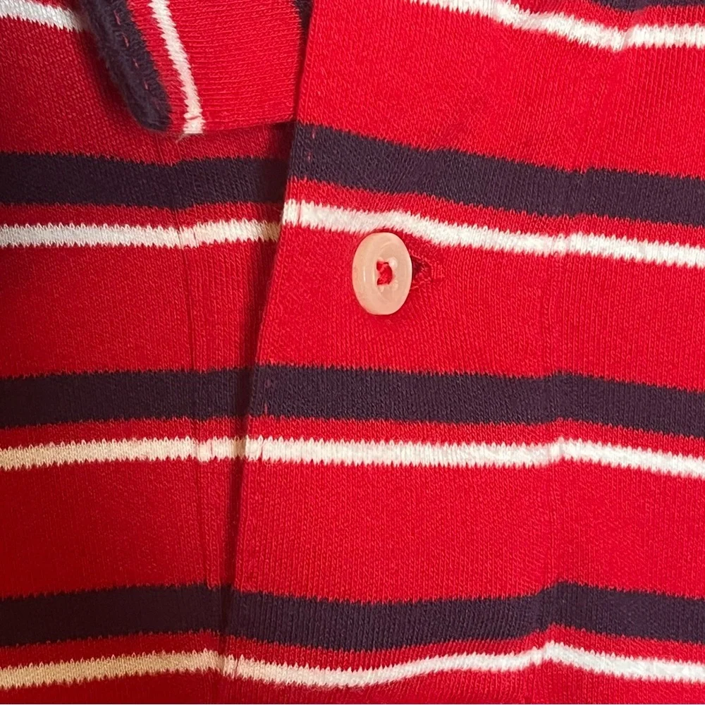 Polo Ralph Lauren Polo Shirt Men’s Sz XL Short Sleeve Red White Striped